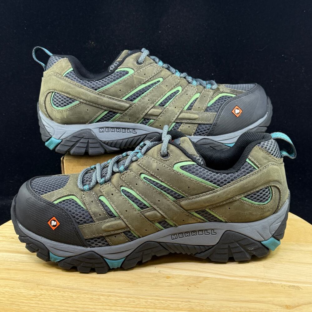 MERRELL Moab Vertex Vent Composite Safety Toe Women's Work Shoes J11582 sz 10 M